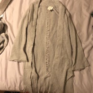 Grey cardigan